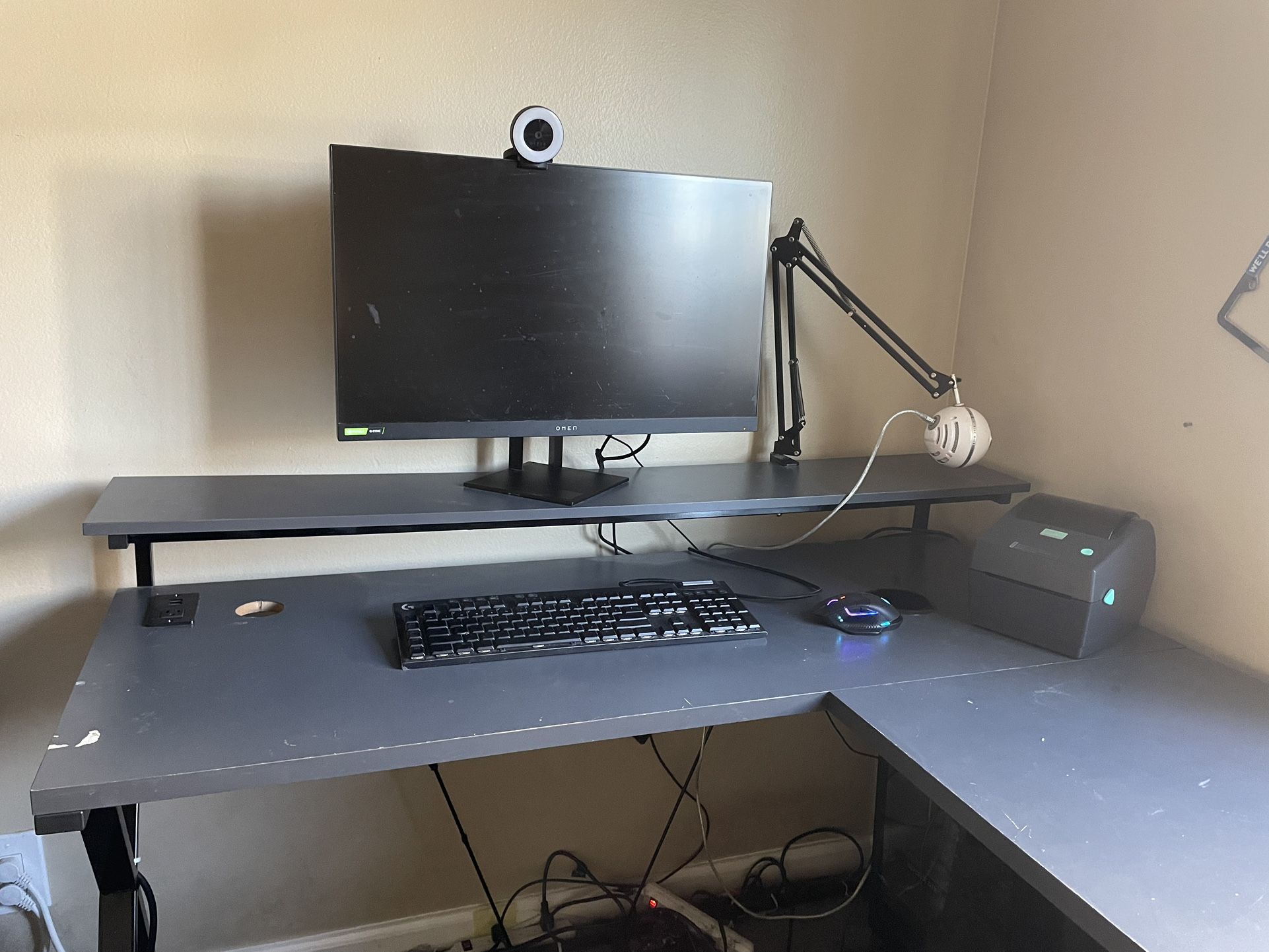 L-Shaped Gaming/Office Desk