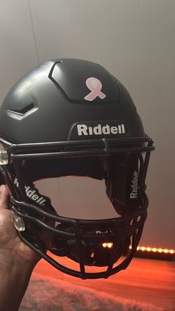 Riddell Matte Black Football Helmet