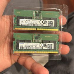 Samsung DDR5 SODIMM 2x8GB