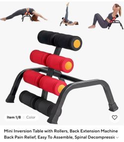 Mini Inversion Table with Rollers