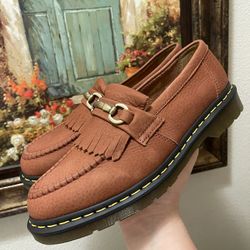 Dr. Martens Adrian Kiltie Fringe Snaffle Bit Loafers Shoes