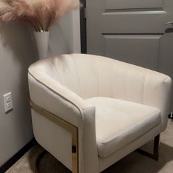 2 Cream Accent chairs