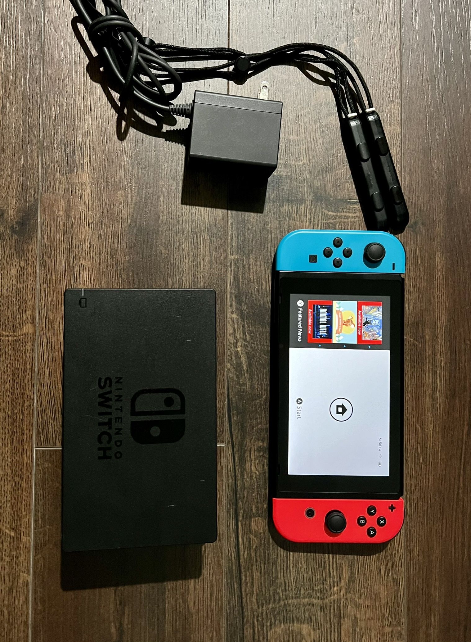 Nintendo Switch V2 With 6 Games