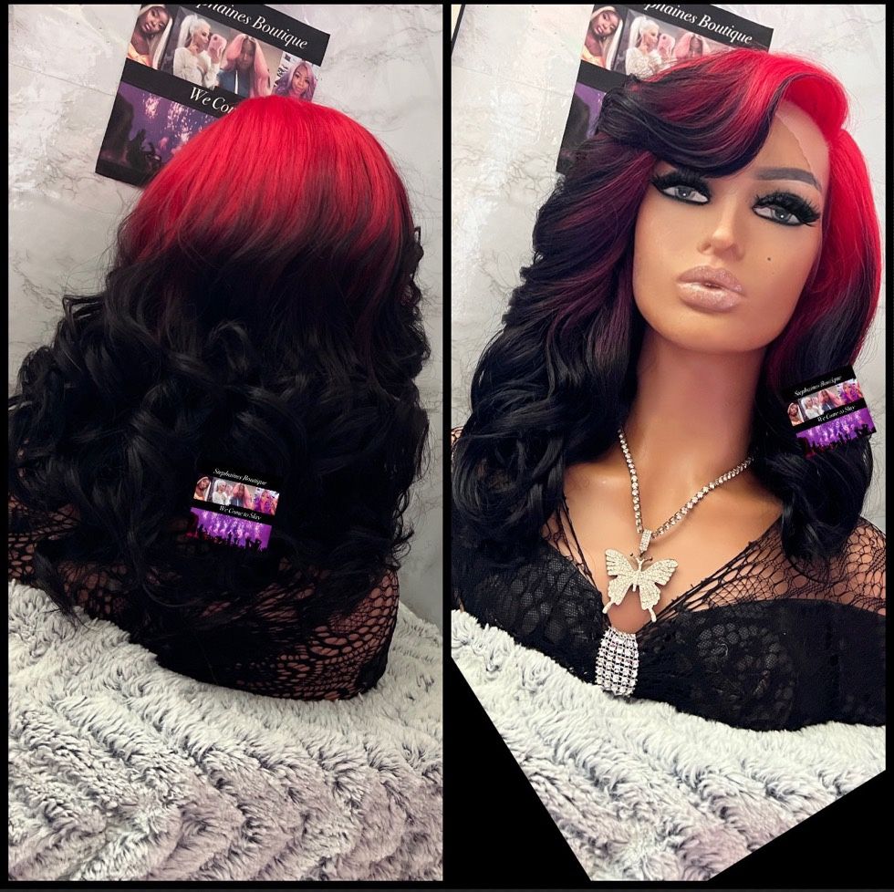 Human Hair Blended Lace Front Wig
