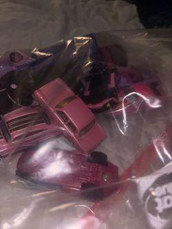Hot Wheels Bag of 12 pink and purple cars ($8 for bag)