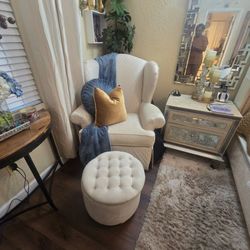 Chair and ottoman