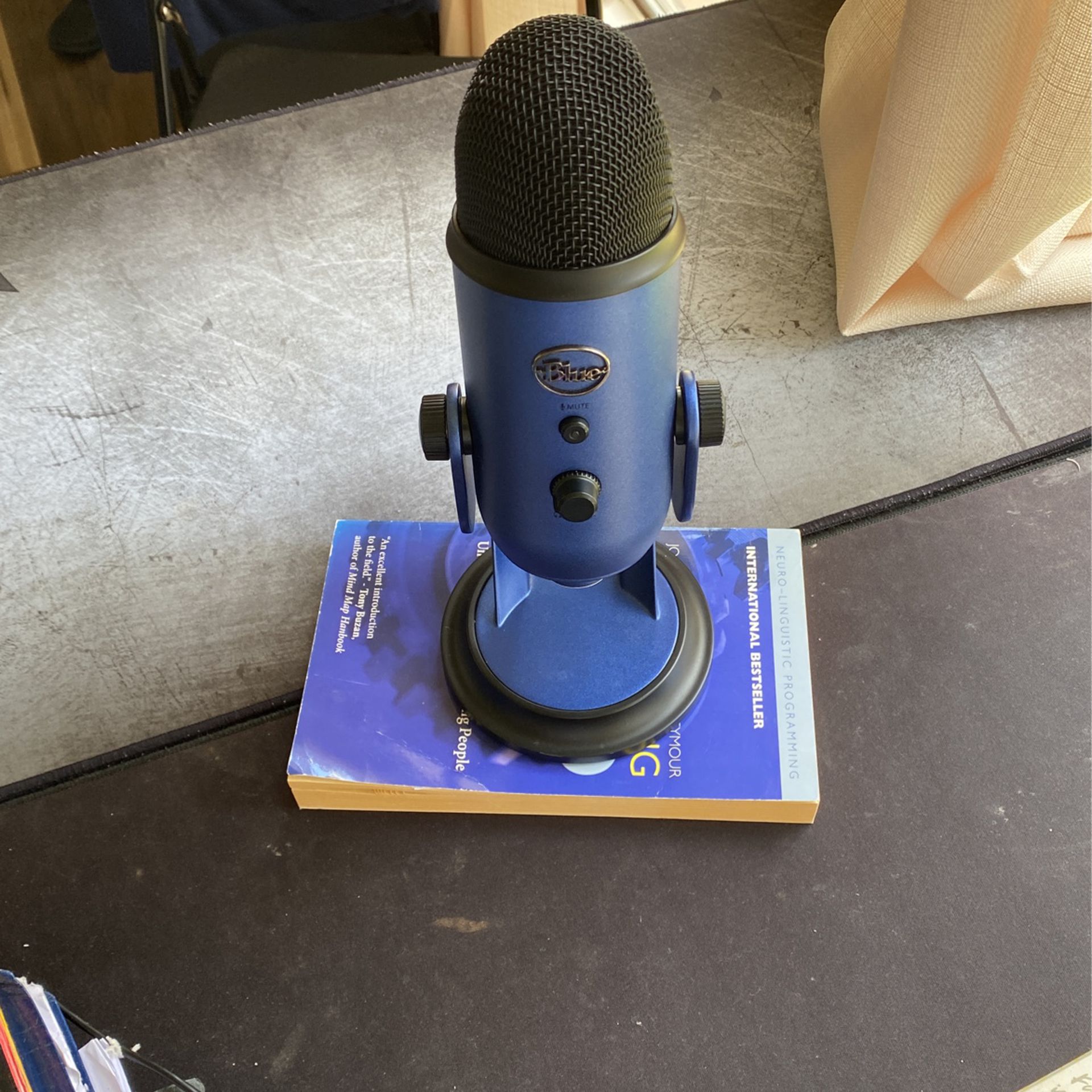 I Am Selling My Blue Yeti Microphone And A Headset with The Wire 