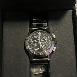 Movado Men’s Chronograph Watch – Stainless Steel, Original Case, Extra Links
