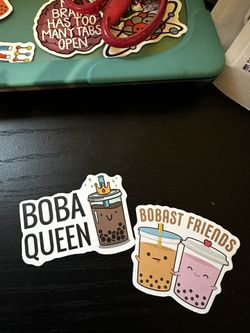 Boba Queen Stickers 💖