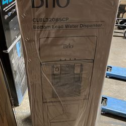 Brio Bottom Load Water Cooler Dispenser Paddle Dispensing, Hot & Cold, LED Lights w/Empty Bottle Alert, Black