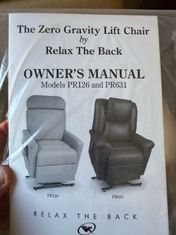 Recliner/lift chair by Relax The Back