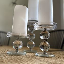 Glass Crystal Pedestals