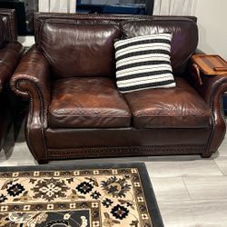 Leather sofa set from Macy’s