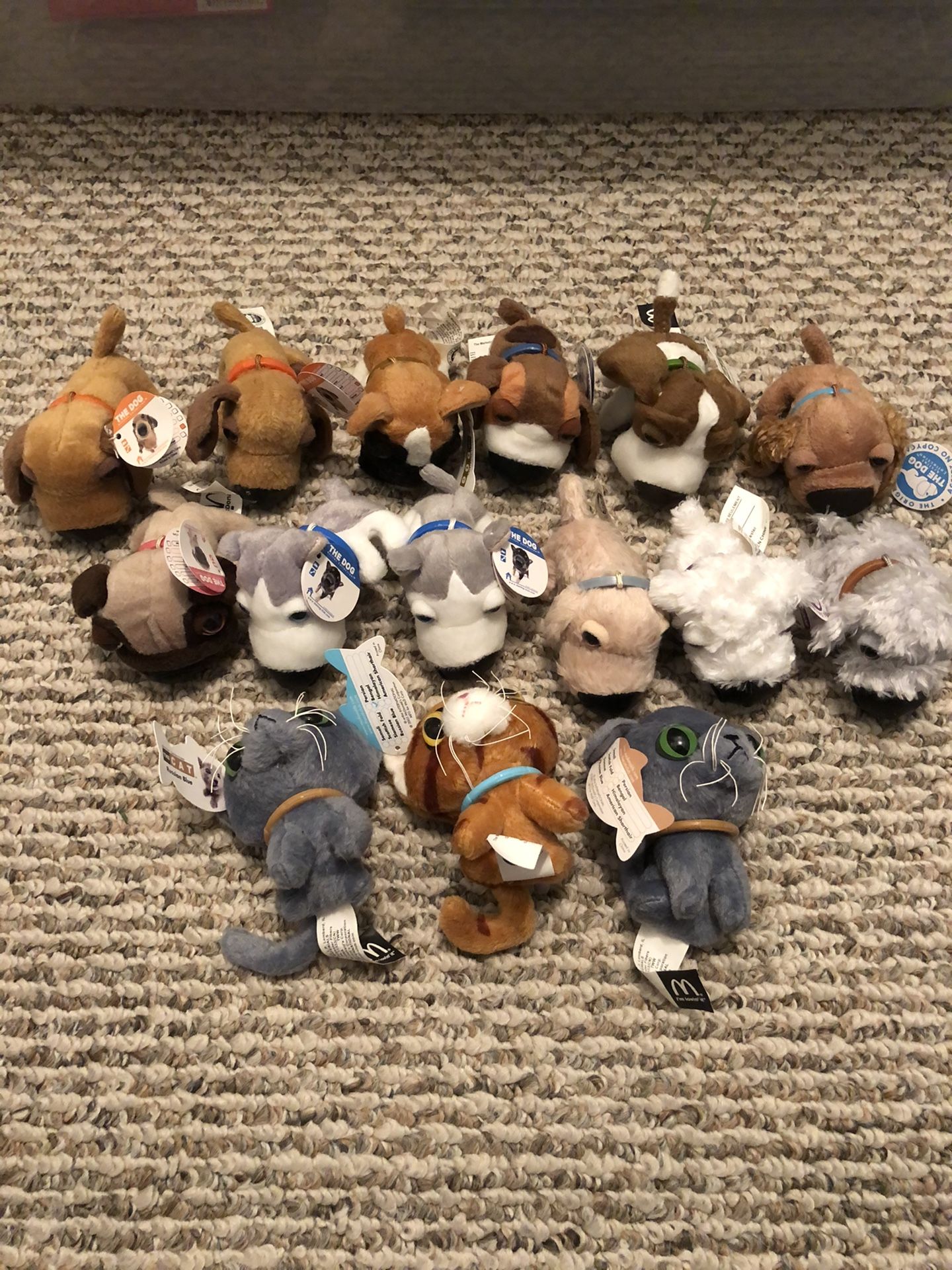 Lot Of McDonald's the Dog And The Cat Toys