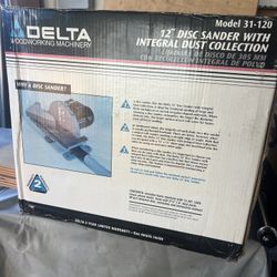 12 Inch Disk Sander with dust Collector 