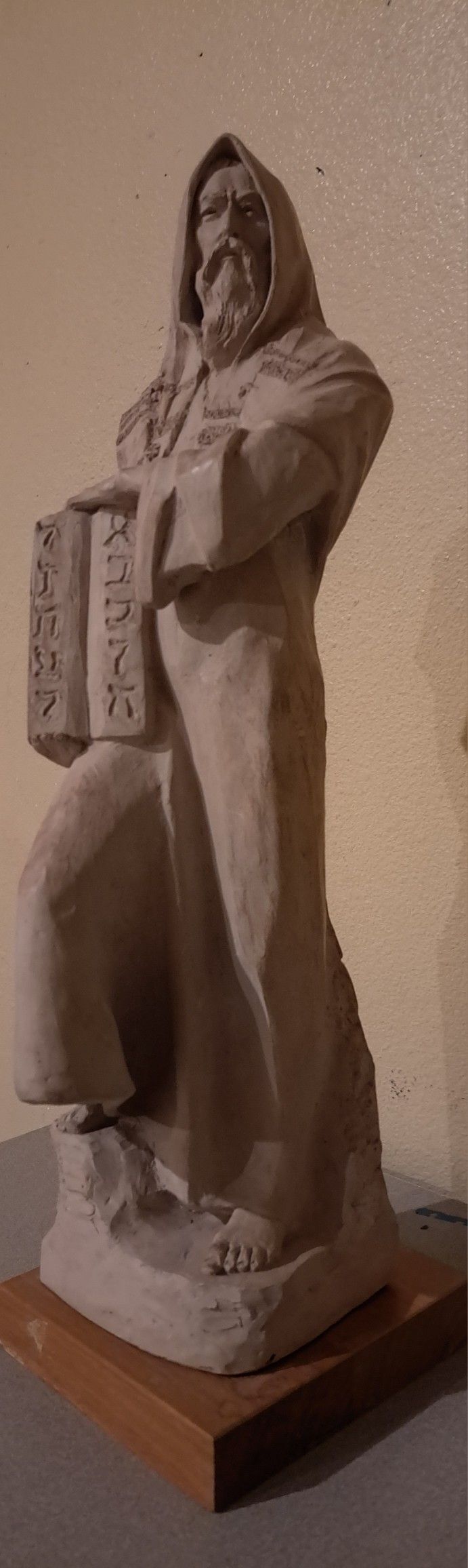 Vintage Austin Productions Sculpture 22 Inch Moses Ten Commandment