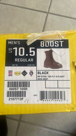 Belleville 800ST Steel Toe Boots Black 10.5