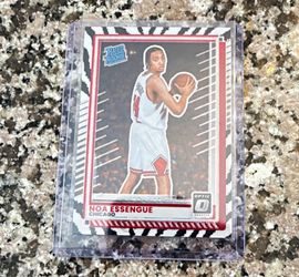 Noa Essengue Donruss Optic Zebra SP Rated Rookie Card