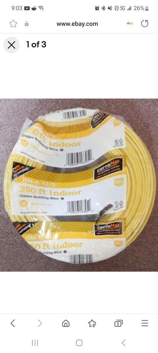 Romex 12/2 250ft LOWEST PRICE HERE