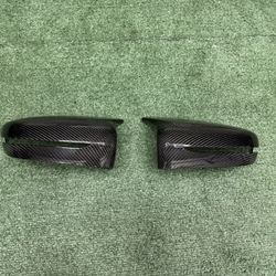 G20 G22 G30 BMW Pre LCI Carbon Fiber M Style Mirror Caps (Replacements)