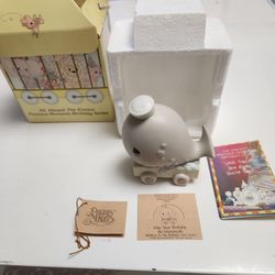Precious Moments  Age10 birthday Train Animal Figure in Original Box