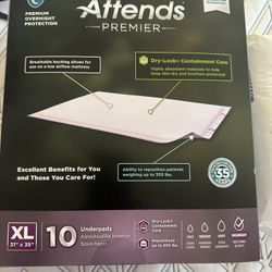 New Attends Premier Pads Xl 