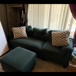 Green Couch. Great Condition.