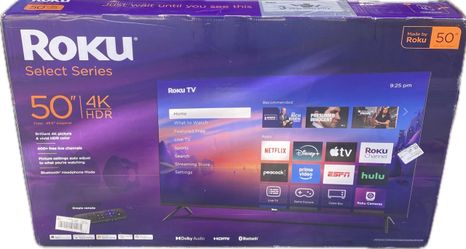 Roku 50" Select Series 4K HDR Smart Roku TV with Roku TV Remote 50R4C4