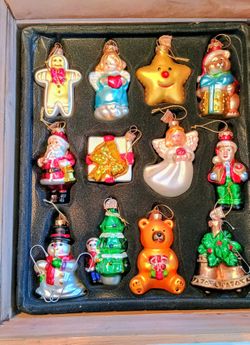 24 Thomas Picconi Glass Ornaments 
