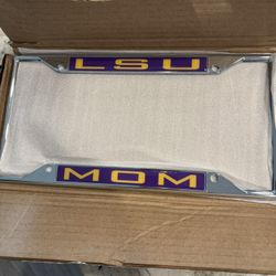 LSU Brand New License Plate & Garden Flag