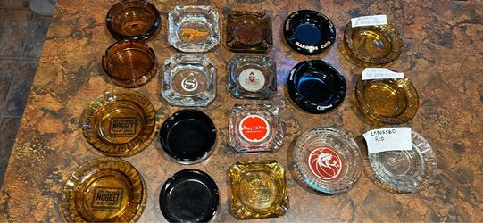 Vintage collectible ashtrays