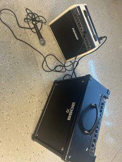 2 AMP DEAL w/ microphone
