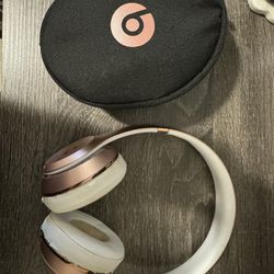 Pink Beats Wireless Headphones