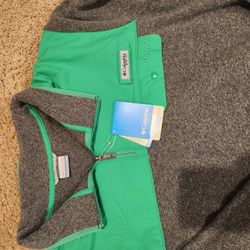 New Men Columbia Snap Fleece Xxl Tags