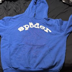 Blue legacy sp5der hoodie