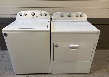 HIGH EFFICIENCY WHIRLPOOL WASHER  AND DRYER SET !!! 350$ DELIVERY AND INSTALL AVAILABLE SAME DAY !!!
