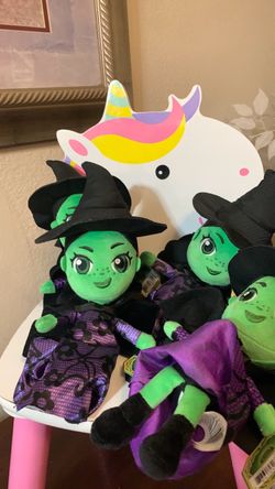The Wizard Of Oz Elphaba plush 4 available 4.00 each