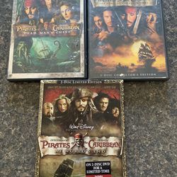 Lord of the Rings Or Pirates Of The Carribean Dvd Set
