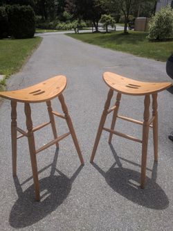 Unique Bar stools solid oak