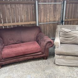 Sofa and Armchair