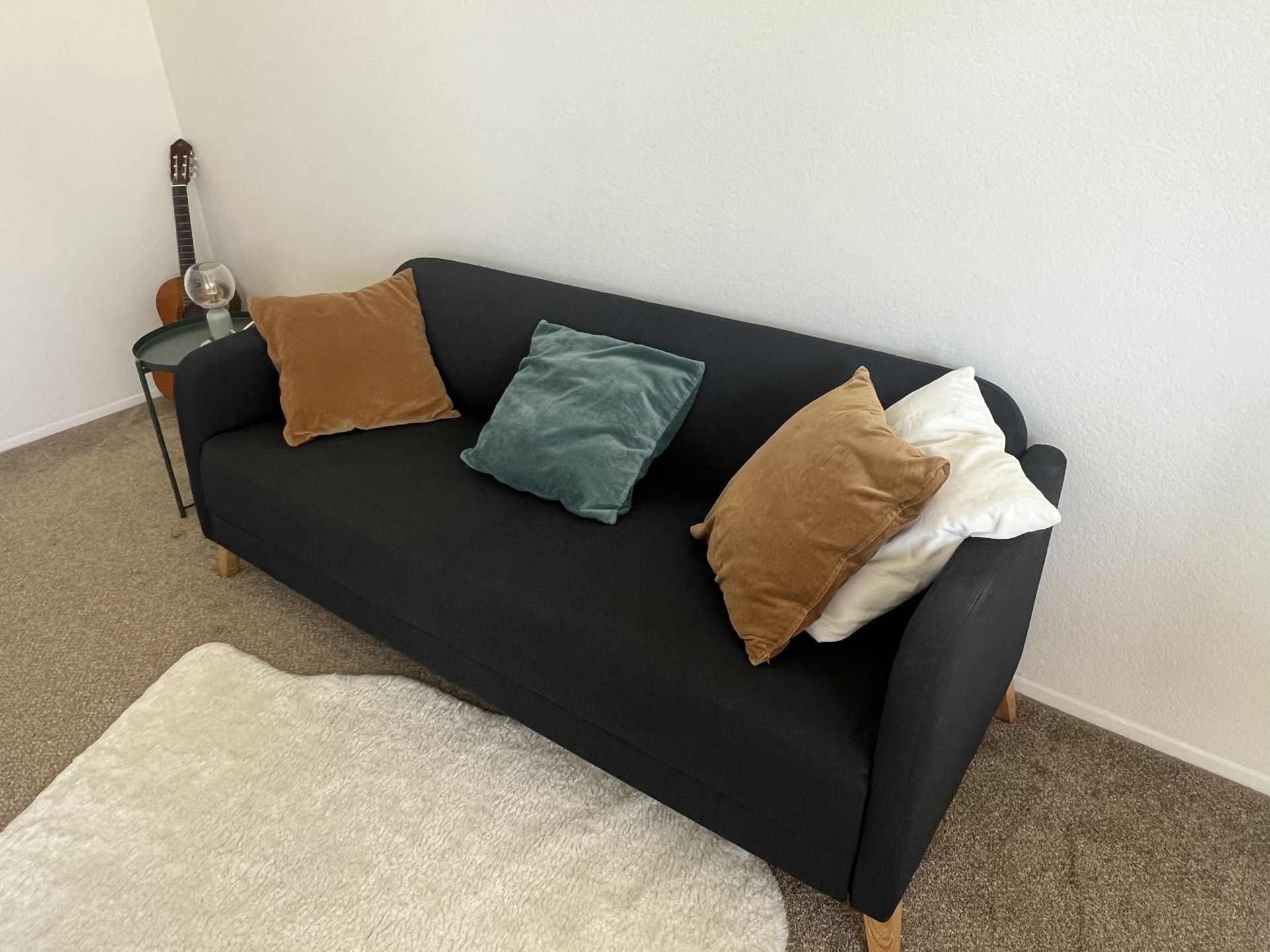 Sofa IKEA Linañas, Vissle dark gray