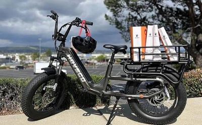 Ebike for kids family cargo e-bike