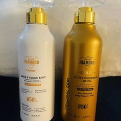 Smooth Diamond Paris Carrot Acne Touch Spot Whitening Body Lotion