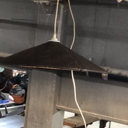 Old Indonesian Bowl Lamp 