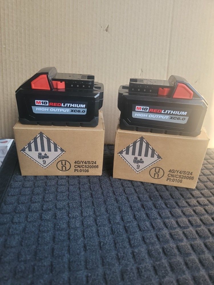 MILWAUKEE M18 18-VOLT 6.0 LITHIUM-ION HIGH OUTPUT BATTERY