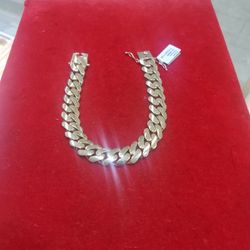 10k Gold Cuban Bracelet 