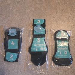 GEKKS Women's No-Show Black Shoe Liners