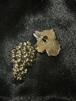 Gold Nugget Style Earrings 