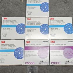3m sandpaper for DA  6"