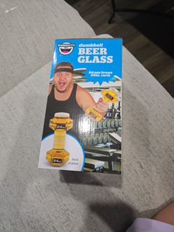 Dumbbell Beer Glass